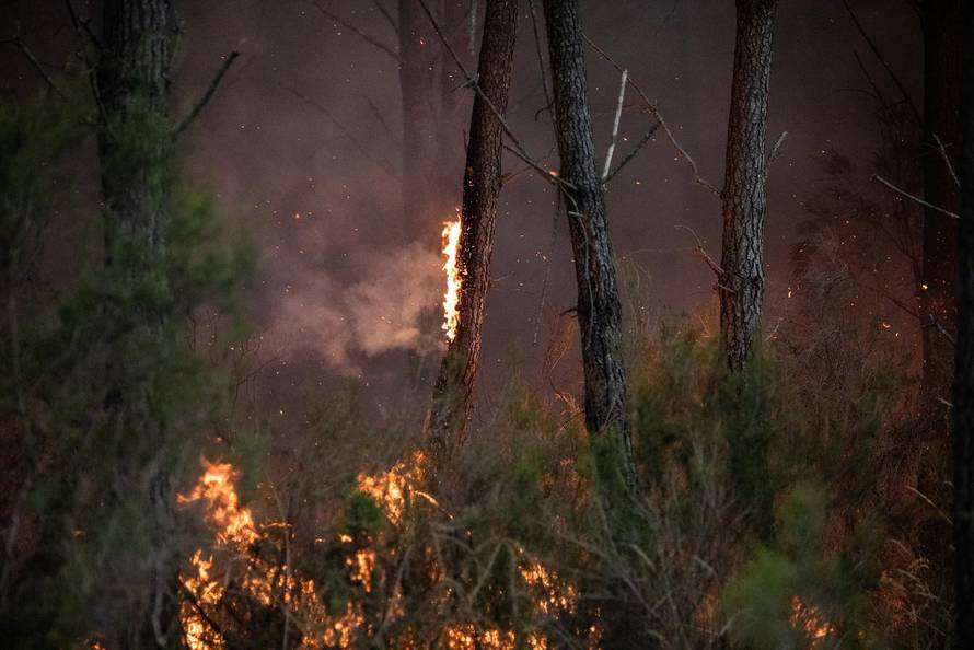 Wildfires rage in southern France