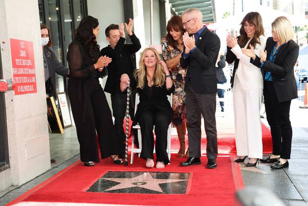 Christina Applegate receives a star on Hollywood's Walk of Fame