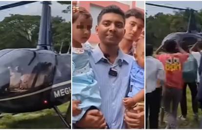 VIDEO Nepalac iz dubrovačke Čistoće postao atrakcija: U svoje selo se vratio - helikopterom!