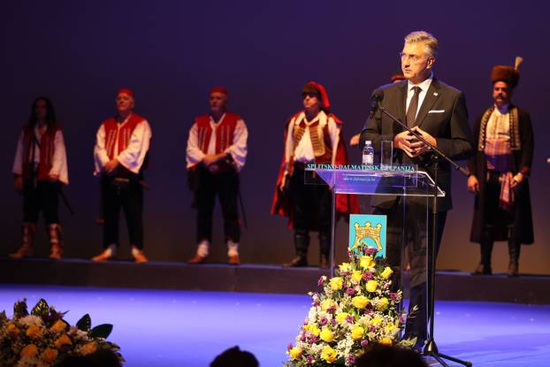 Split: Svečana sjednica Splitsko-dalmatinske županije povodom Dana županije