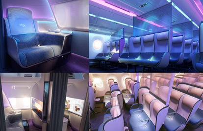 Budućnost letenja: UV zrake čistit će kabinu zrakoplova, a putnici će putovati odvojeni
