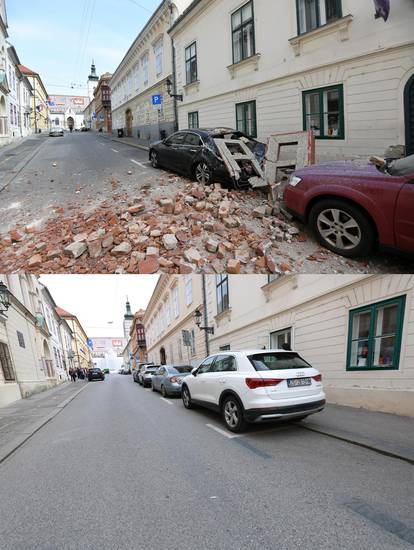 FOTO Pogledajte kako je Zagreb izgledao na dan potresa i kako izgleda danas, 3 godine kasnije