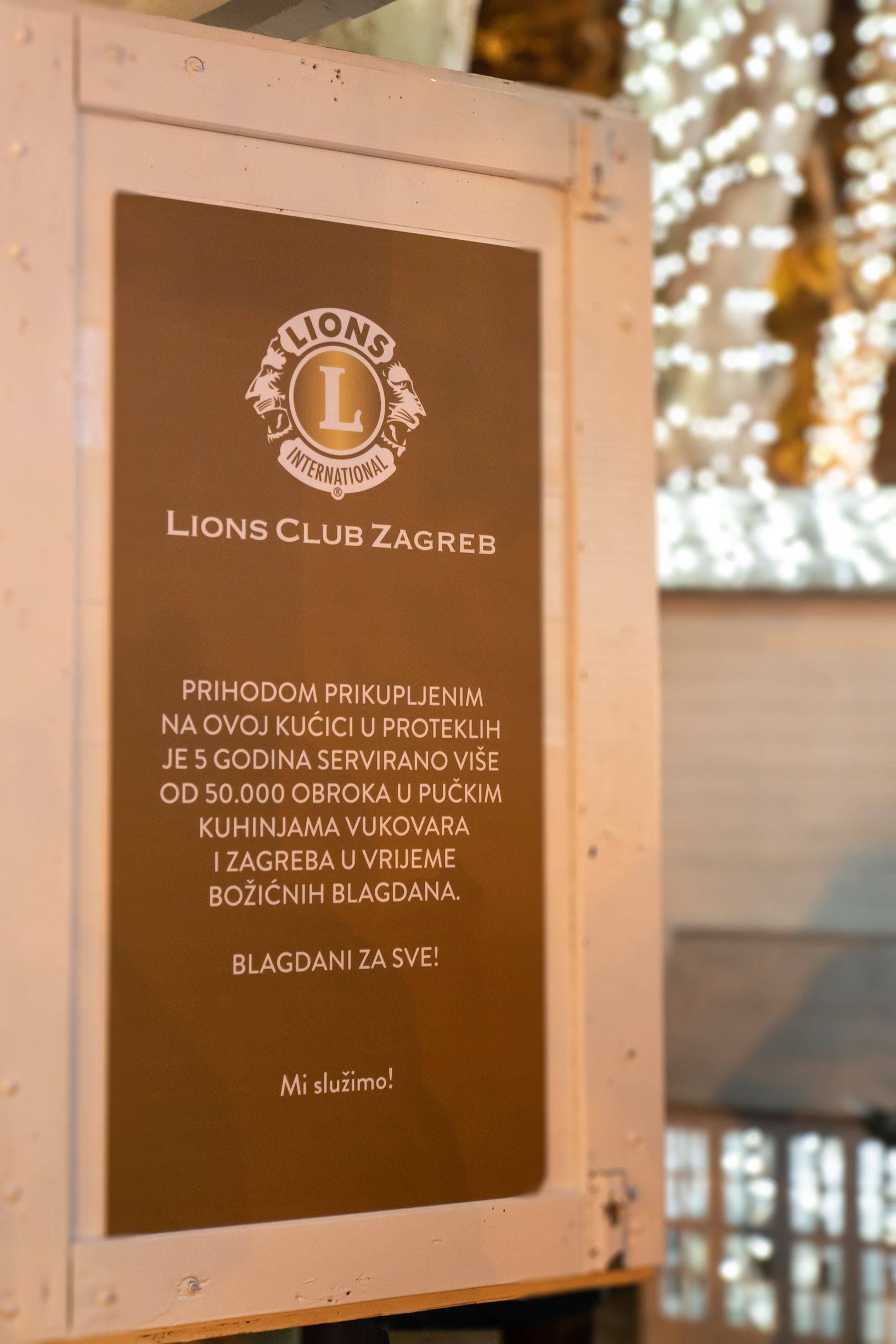 Lions Klub Zagreb na adventu skuplja novac za pučke kuhinje