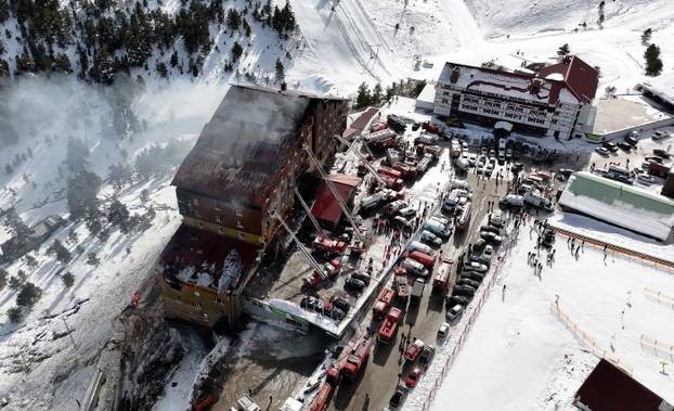 At least 10 killed in ski resort hotel fire in northern Turkiye