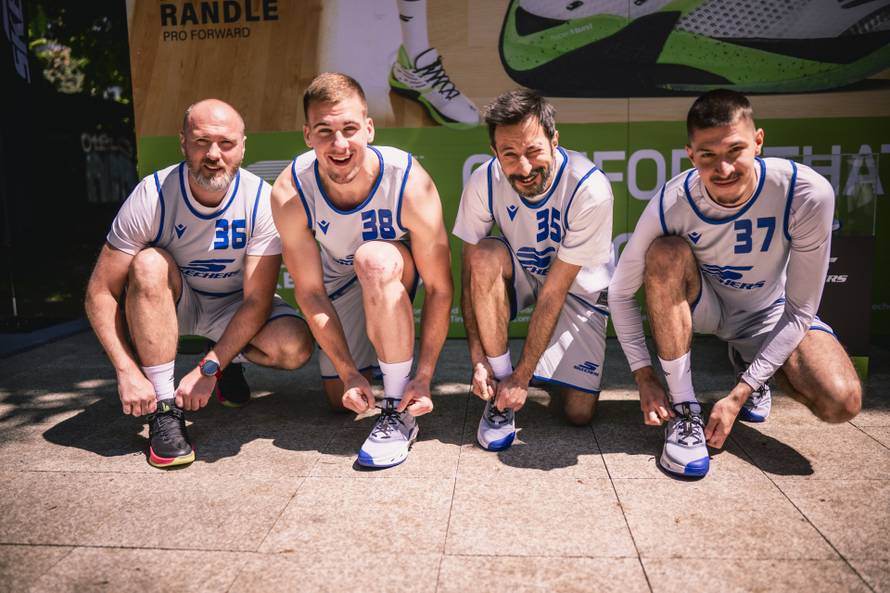 Skechers košarkaški timovi zagrijali su beton Mažuranca ususret Sunset Sports Festivalu