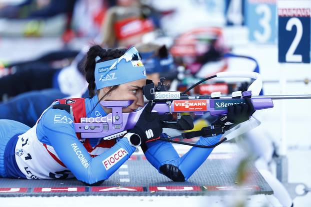 BIATHLON COUPE DU MONDE 2025 SPRINT 7,5 KM FEMMES AU GRAND BORNAND