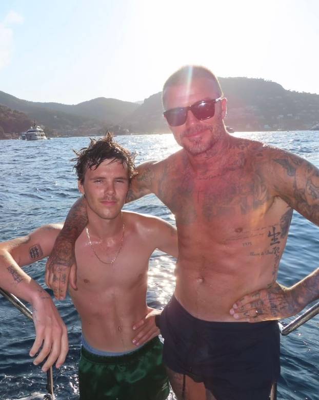 FOTO Raskol Beckhamovih: Dok David ljetuje s obitelji u Italiji, sin Brooklyn se potpuno otuđio