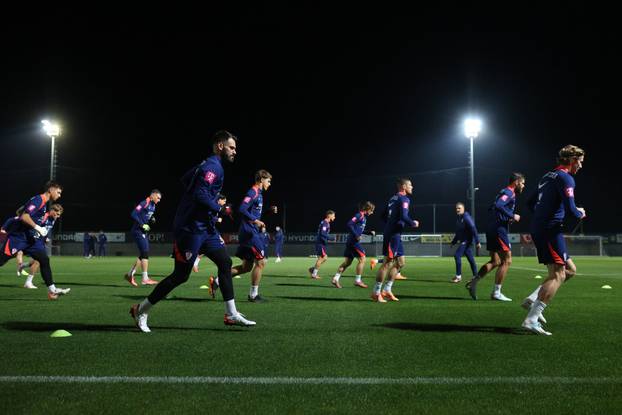 Rijeka: Hrvatski nogometni reprezetativci odradili trening