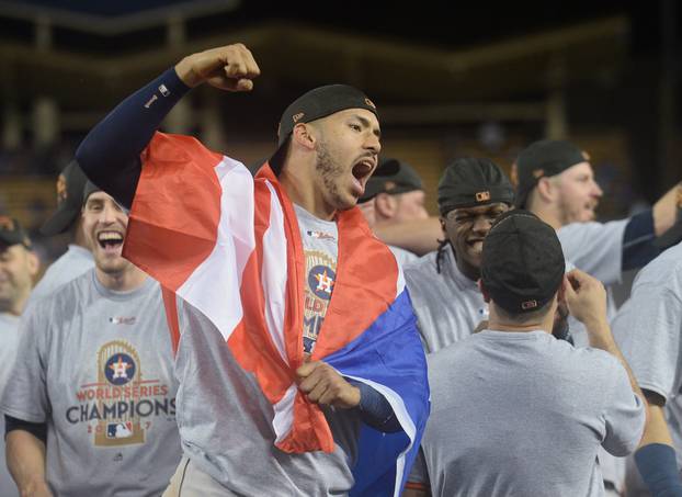 MLB: World Series-Houston Astros at Los Angeles Dodgers