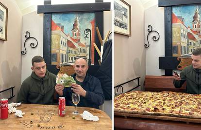 Pizzeria se hvali: Hrvatski MMA borac pojeo je pizzu od metra...