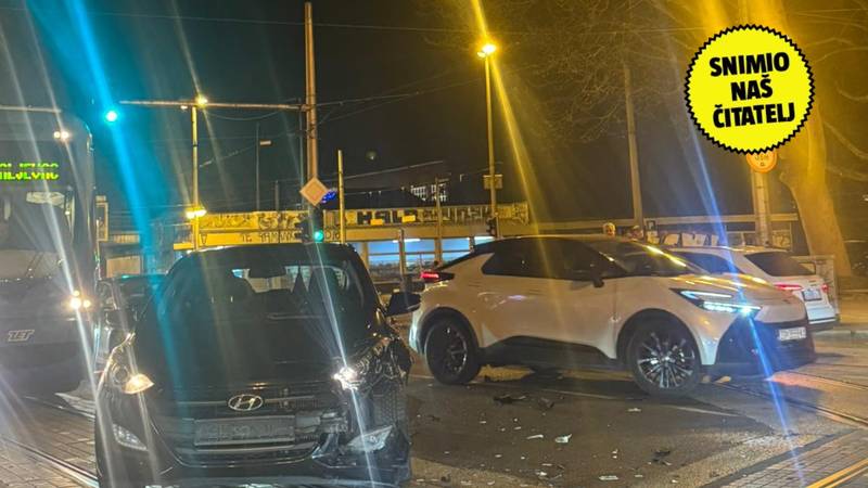 FOTO Sudar na Savskoj: 'Jedan je hvatao zeleno na semaforu'