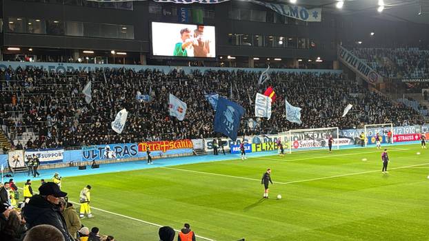 Šveđani vikali 'ubij Dinamo!', a Boysi odgovorili transparentom