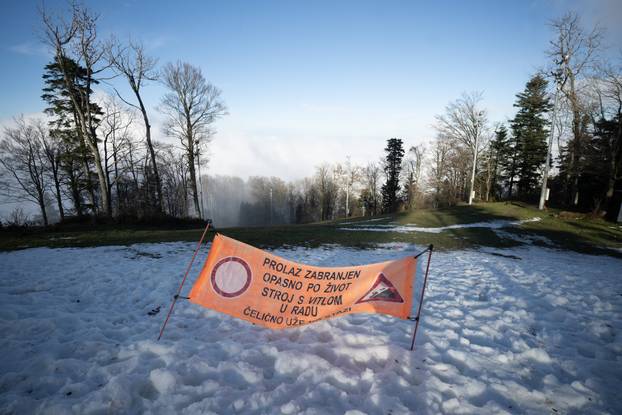 Zagreb: Sunčana nedjelja na Sljemenu 