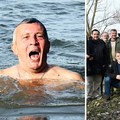 FOTO Zvonimir se već 17 godina kupa na Silvestrovo u rijeci Savi