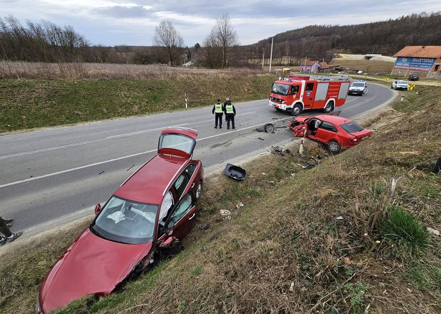 Dva auta i kombi sudarili su se kraj Koprivnice, više ozlijeđenih