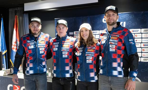 Zagreb: Konferencija za medije Hrvatske skijaške reprezentacije u hotelu Zonar