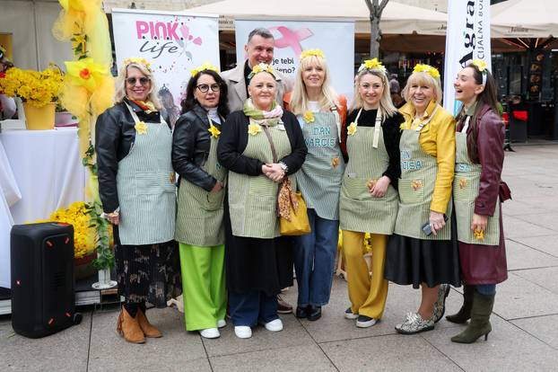 Zagreb: Obilježavanje Međunarodnog dana narcisa na Cvjetnom trgu