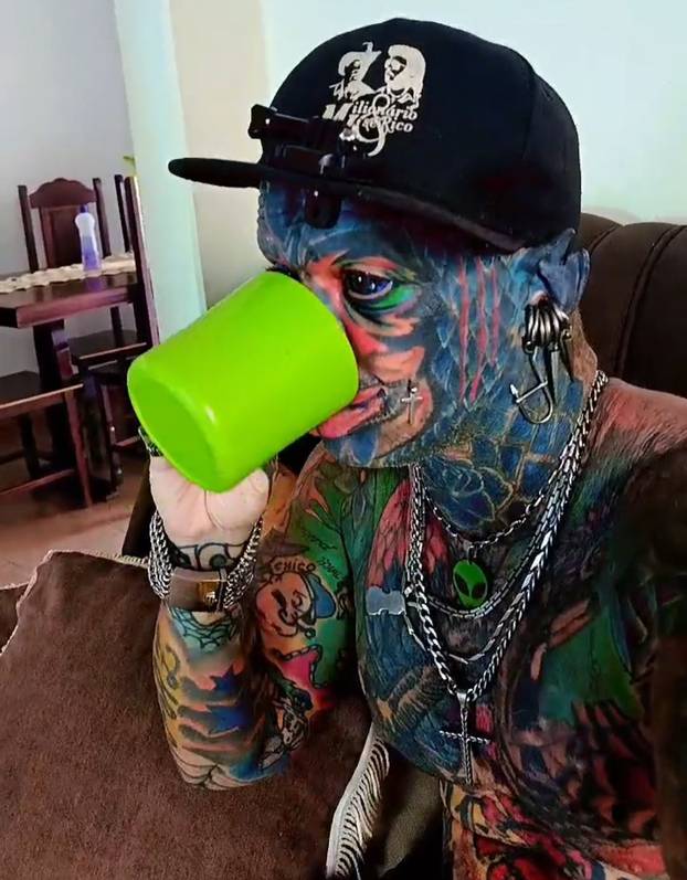 FOTO Brazilac želi izgledati kao 'vanzemaljski demon': Potrošio je 35.000 € na transformaciju...