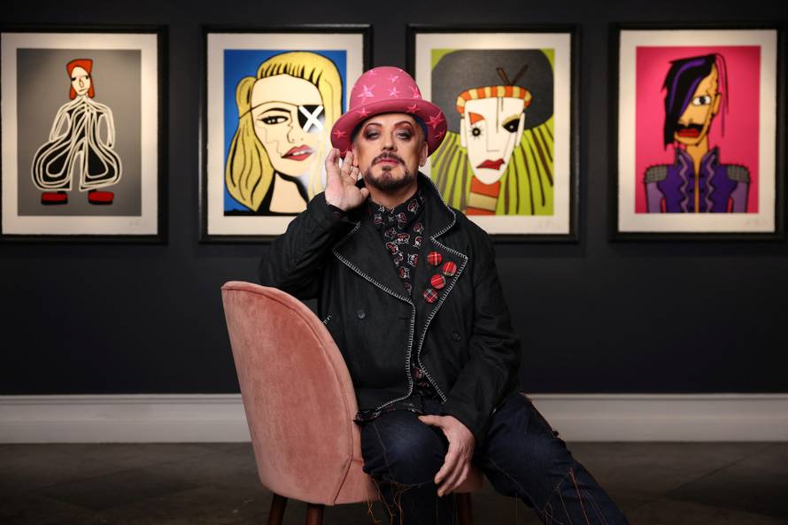 Boy George exhibition at Castle Fine Art in London