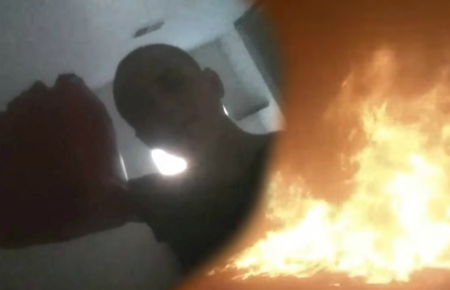 Žena ga ostavila, a on zapalio kuću i sve - snimio mobitelom