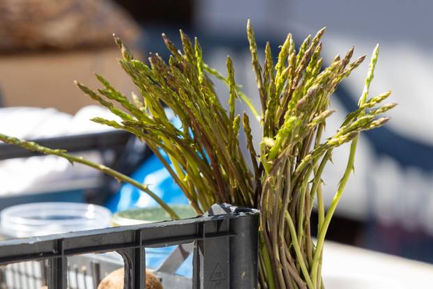 Pula: Cijene šparoga na gradskoj tržnici