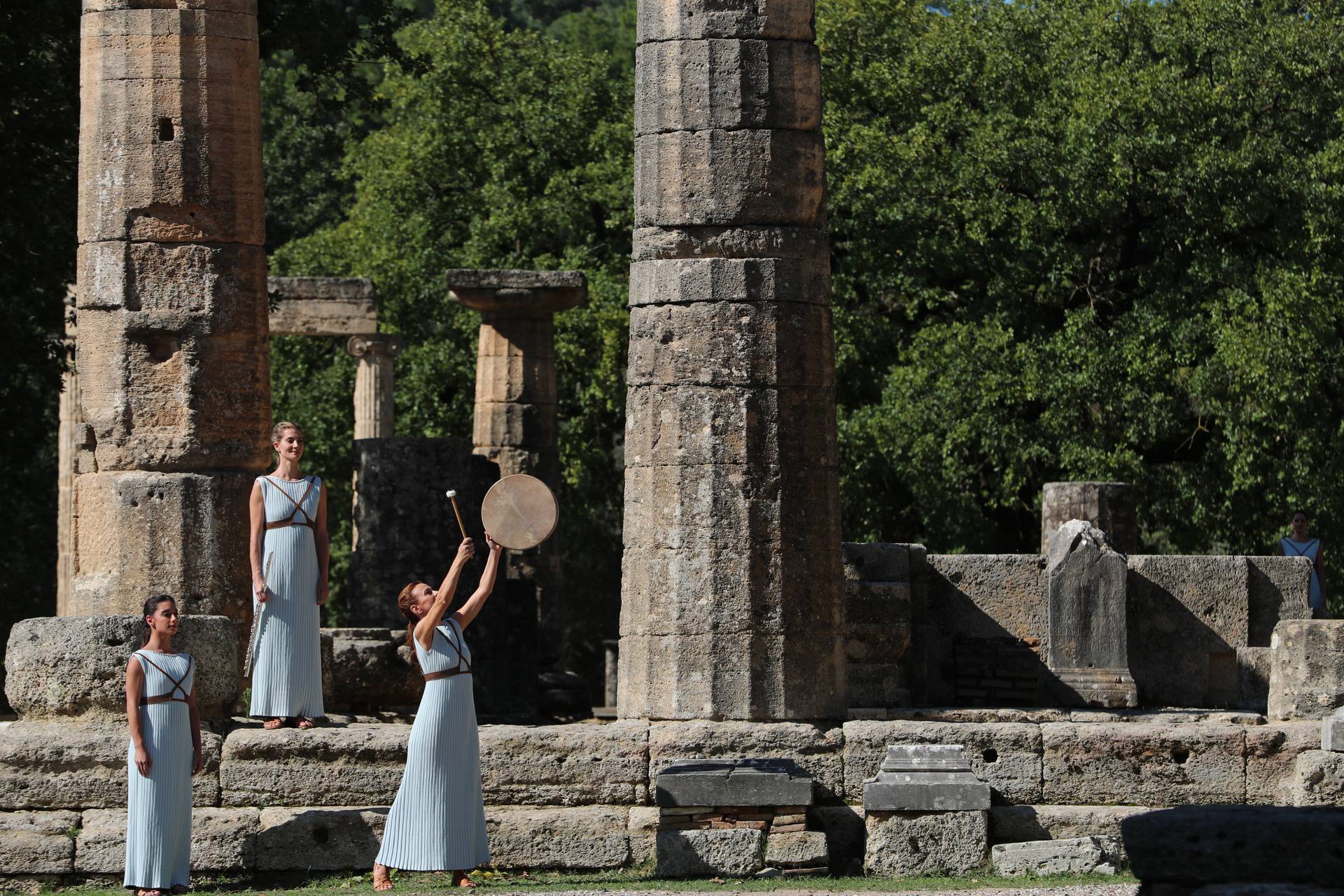 Lighting ceremony of the Olympic flame for the Beijing 2022 Winter Olympics