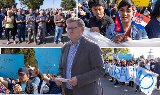 Pogledajte kako su radnici u Osijeku dočekali vlasnika tvrtke: 'Ne damo našeg gazdu!'