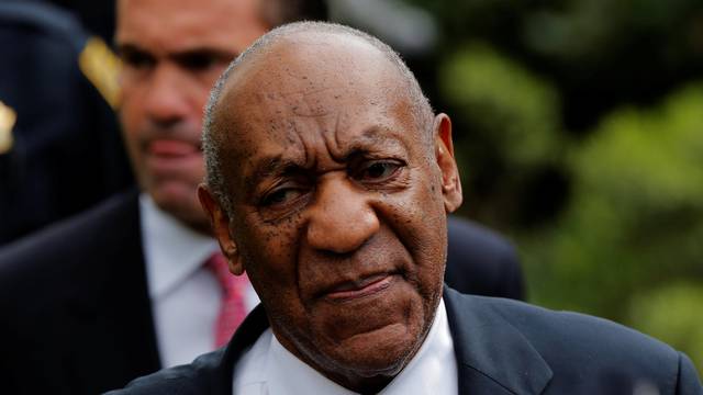Actor and comedian Bill Cosby departs after the fourth day of Cosby's sexual assault trial at the Montgomery County Courthouse in Norristown, Pennsylvania