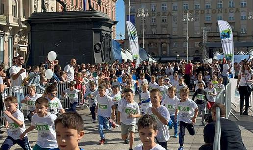 Više od 500 mališana trčalo za udrugu Jedra, sutra u 9 sati s Trga starta Zagrebački maraton