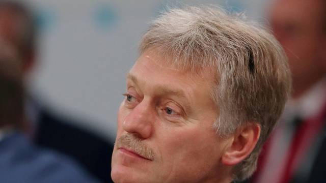 FILE PHOTO: Kremlin spokesman Dmitry Peskov attends a session of the St. Petersburg International Economic Forum in Saint Petersburg,