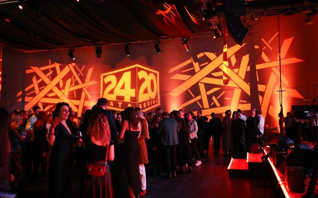 Zagreb: Atmosfera na proslavi 20. rođendana 24sata