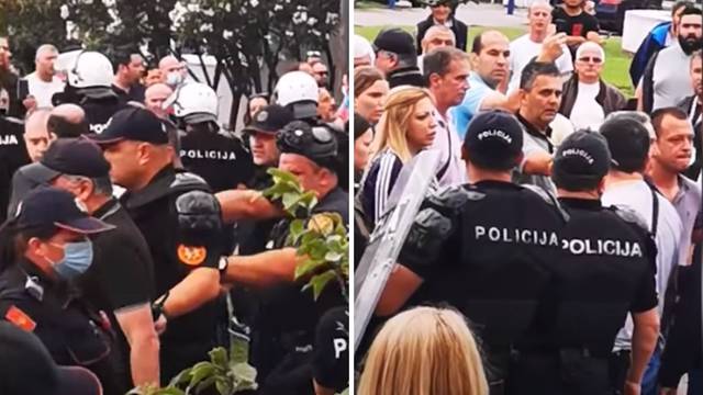 Uhitili gradonačelnika Budve, na ulicama prosvjednici, bacaju petarde i viču: 'Ustaše, Ustaše'
