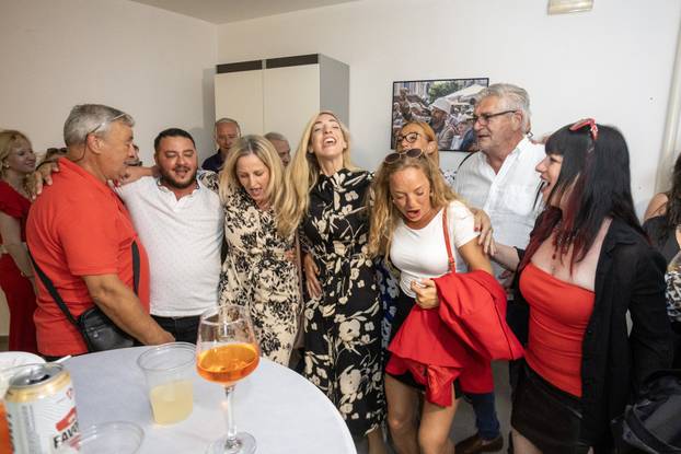 Pula: Sanja Radolović u stožeru SDP-a nakon izbornih rezultata