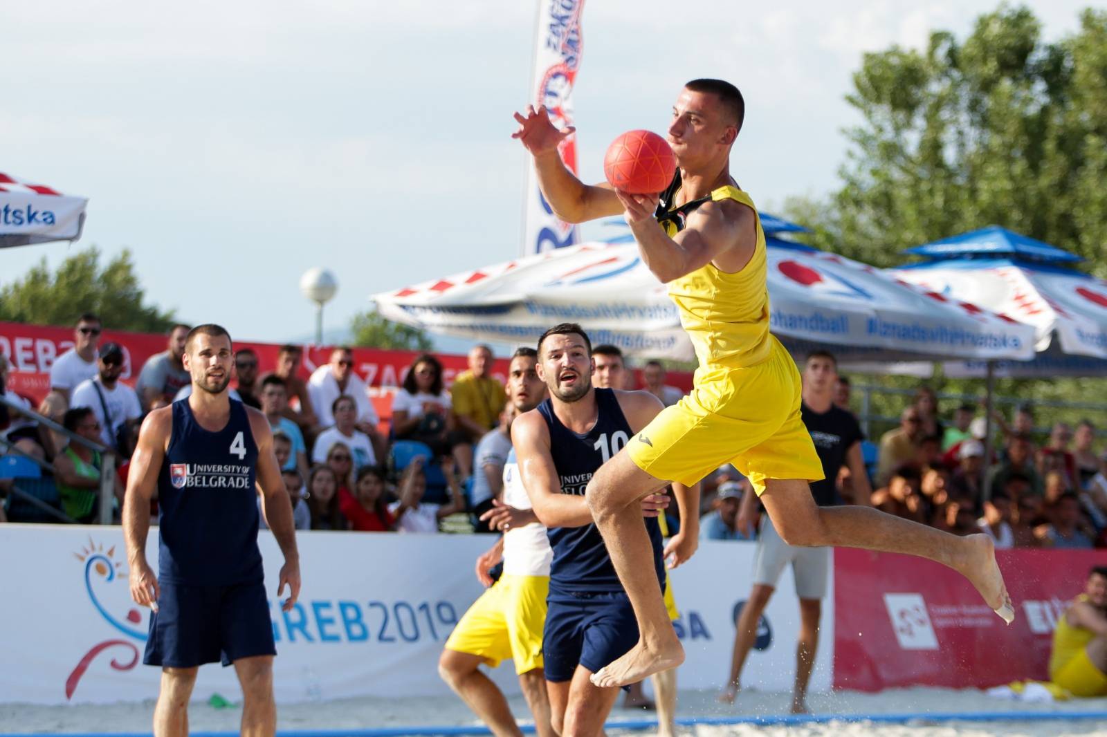 Zagreb: Zensko i musko finale Europskog sveucilisnog natjecanja u rukometu na pijesku