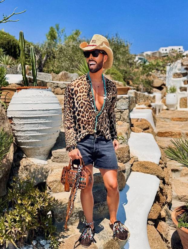 Odmor u stilu Marka Grubnića: Skupe torbice, leopard uzorci i vrela zabava na Mikonosu...