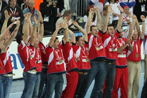 ARHIVA - Zagreb: SP 2009. Ceremonija dodjele medalja