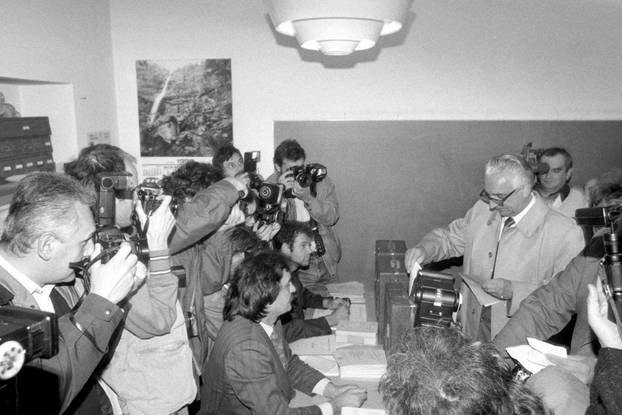 Prvi krug poslijeratnih višestranačkih izbora u Hrvatskoj, 22.4.1990.