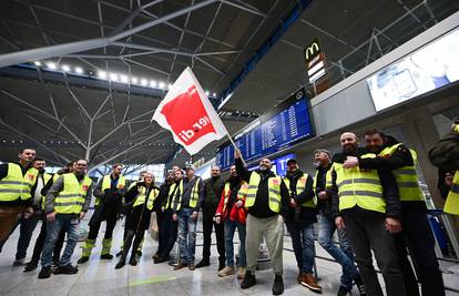 Štrajk u zračnim lukama diljem Njemačke: Radnici traže veće plaće, otkazano oko 700 letova