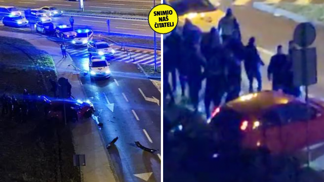 Pogledajte kako je policija u Zagrebu privela vozača u bijegu
