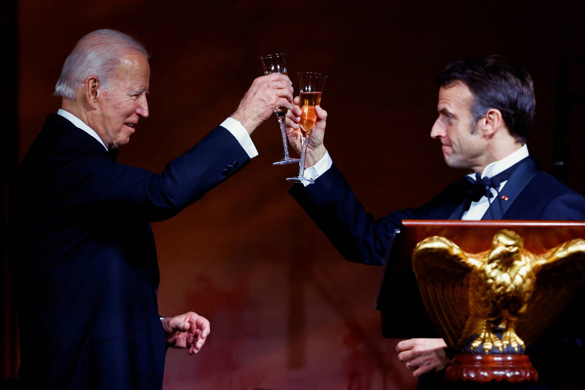 U.S. President Joe Biden hosts French President Emmanuel Macron at White House for state visit