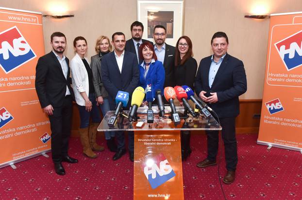 Zagreb: HNS predstavio odluku o izlasku stranke na izbore za Europski parlament