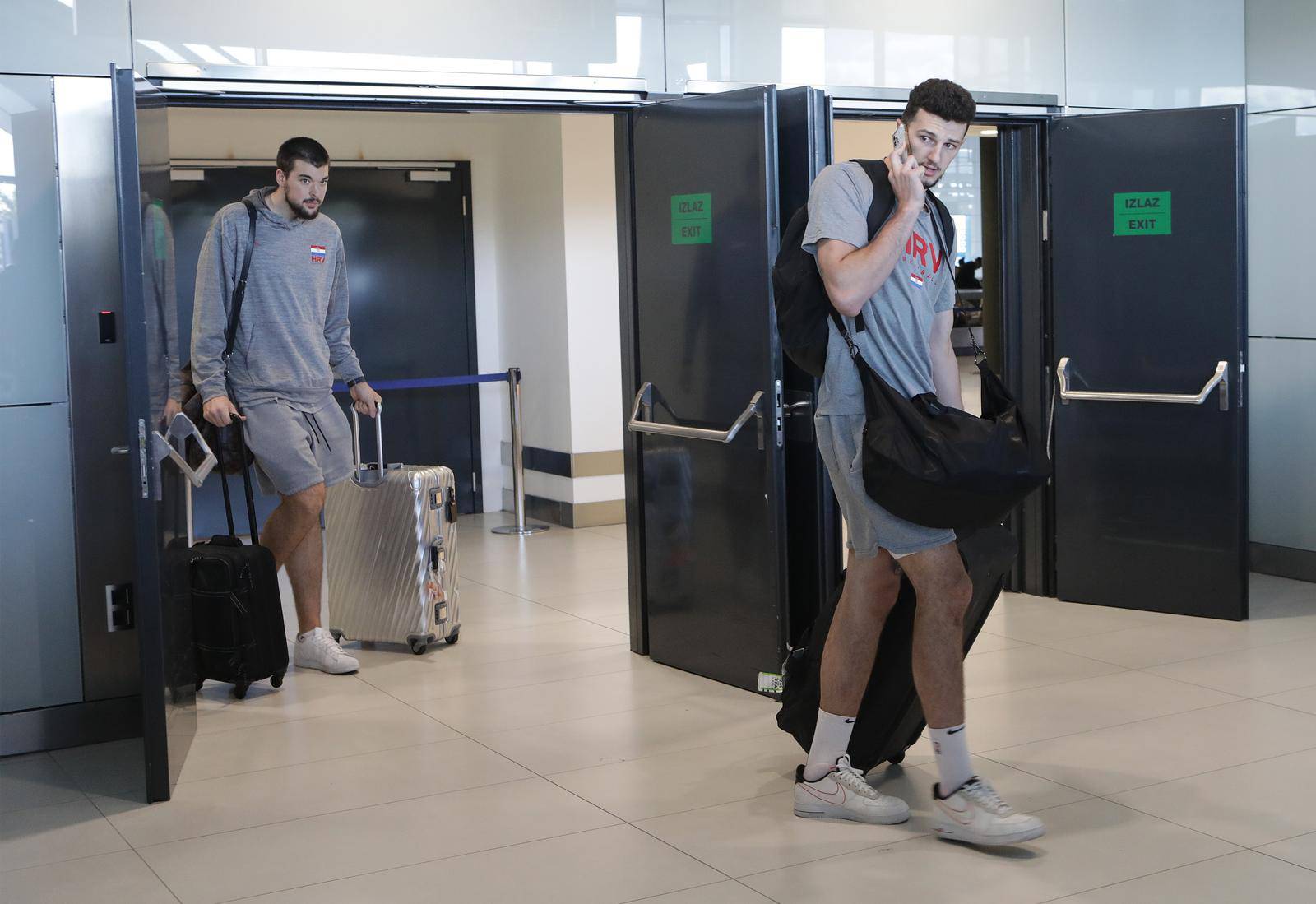 Zagreb: Povratak hrvatske košarkaške reprezentacije s Eurobasketa