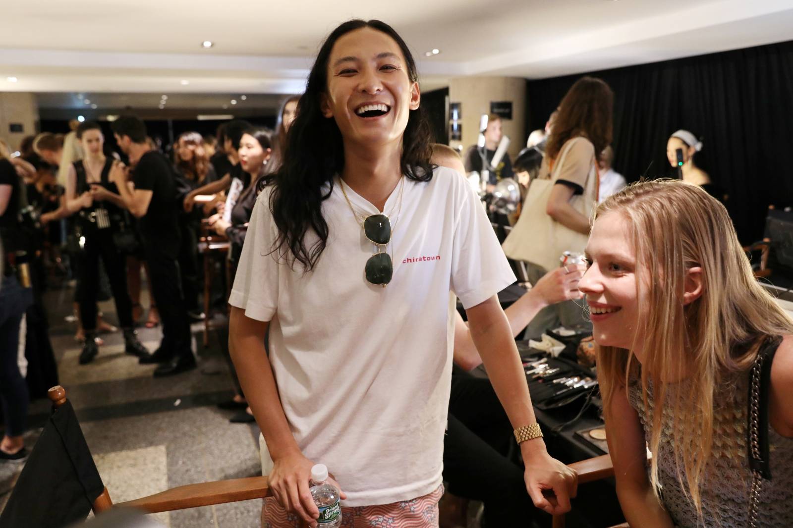 Alexander Wang's "AW Collection 1" at the Rockefeller Center in New York