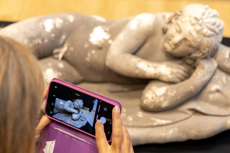 Pula: Predstavljen nedavno poronađen "Usnuli Kupid"