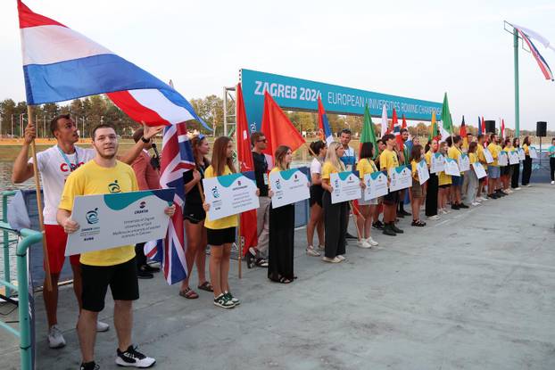 Zagreb: Svečano otvorenje Europskog sveučilišnog prvenstva u veslanju