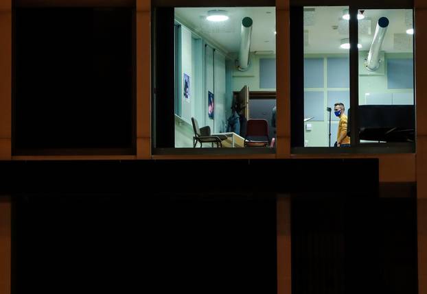 Glazbena akademija u Zagrebu izgleda posebno u jesenju večer