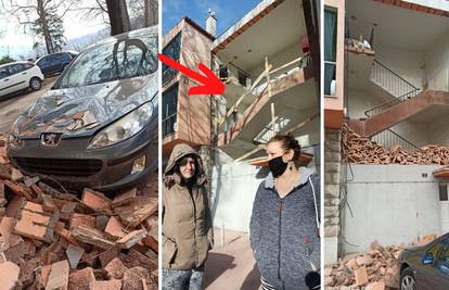 Zgrada u Kninu ostala bez zida, stanari u šoku: 'Susjeda je bila u panici, zid se rušio pred njom'