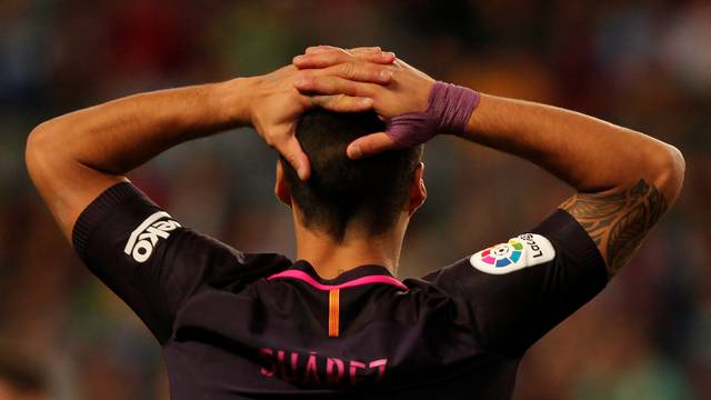 Football Soccer - Malaga v Barcelona - Spanish La Liga Santander