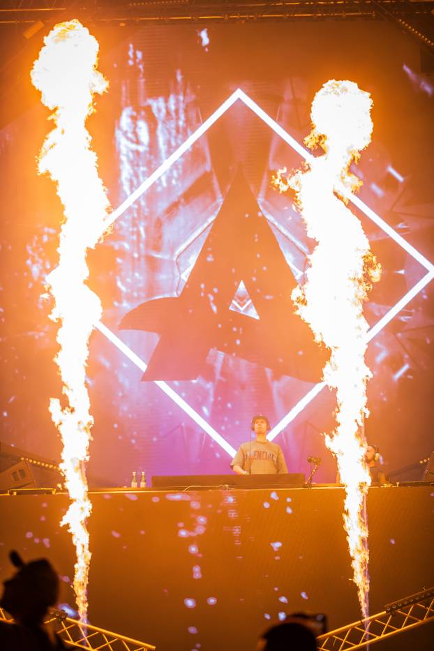 Split: Treća večer Ultra Europe Festivala, Nastup DJ-a Afrojack