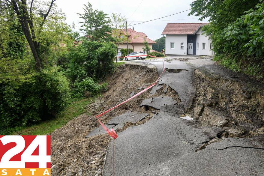 [TOP 3 VIJESTI DANA] Brojna klizišta nakon obilnih kiša oko Varaždina: 'Dvorište nam je u provaliji'